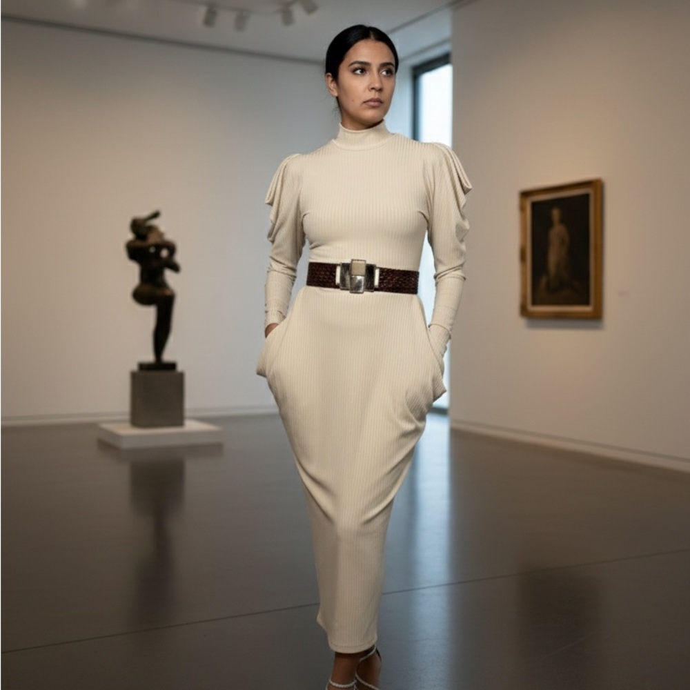 Julia Allert Cream Dress